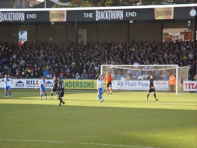 The Blackthorn End During the Match